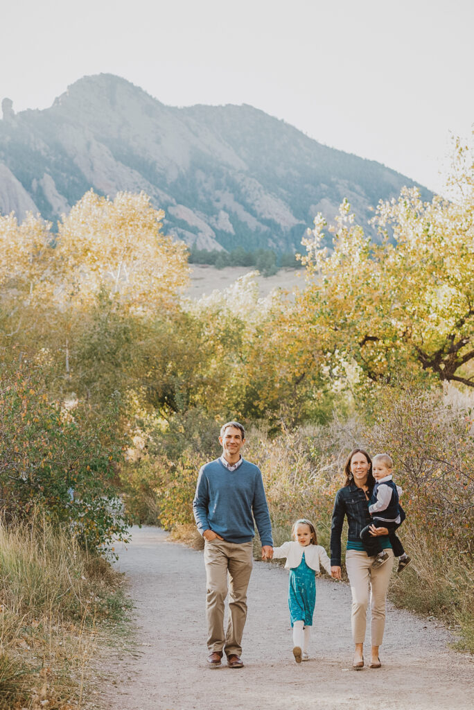 S. Mesa Trail and Eldorado Canyon outdoor nature trail candid fun family picture | From the Hip Photo portrait photography 