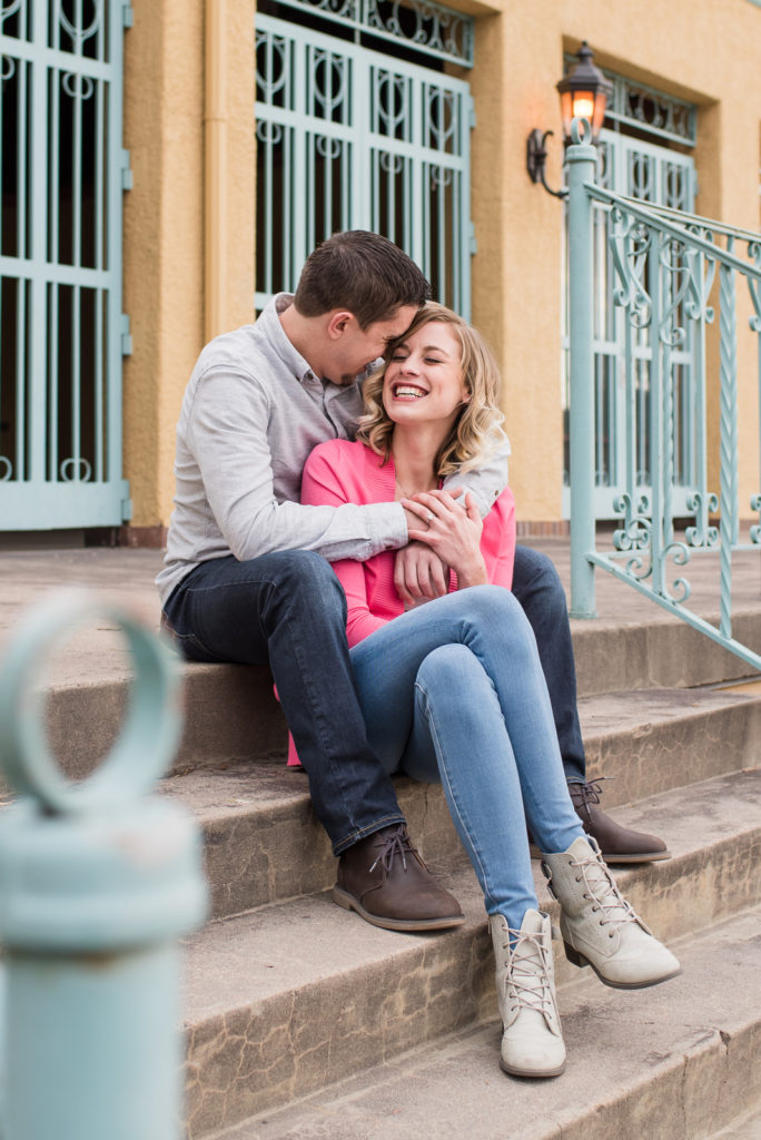 Expert tips to plan fun downtown Denver engagement photos City Park romantic engagement picture | From the Hip Photo Denver Colorado portrait photography 