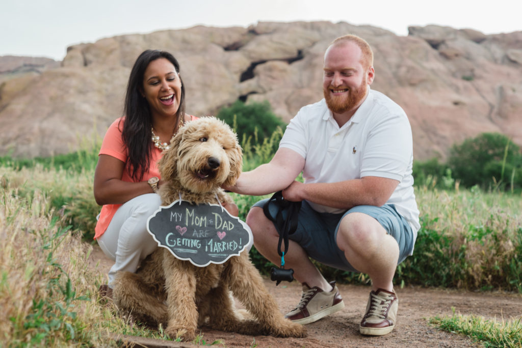 Tips to Plan Engagement Photos in the Mountains Near Denver Romantic Couple picture Red Rocks | From the Hip Photo Portrait Photography