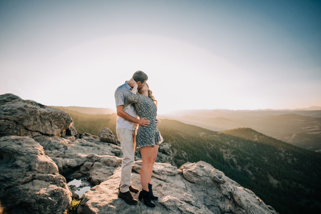 The Expert Guide for Planning Boulder Engagement Photo Sessions Lost Gulch Overlook Romantic Outdoor Picture | From the Hip Photo Denver Colorado Portrait Photography