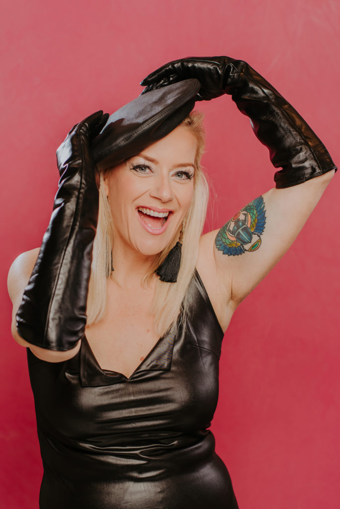 Business Photography | Spy Bar Owner poses wearing flapper hat | Portrait Photography | Factory Five Five