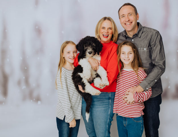 Denver family photos for holiday Christmas