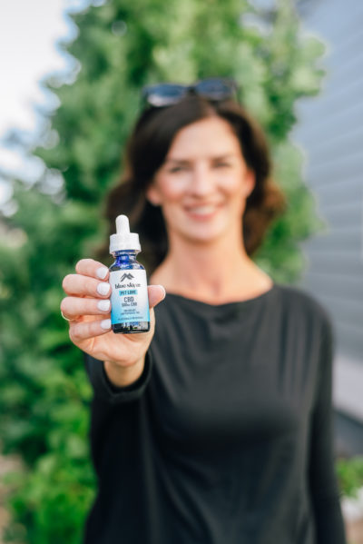 Colorado Product Photography: Blue Sky CBD