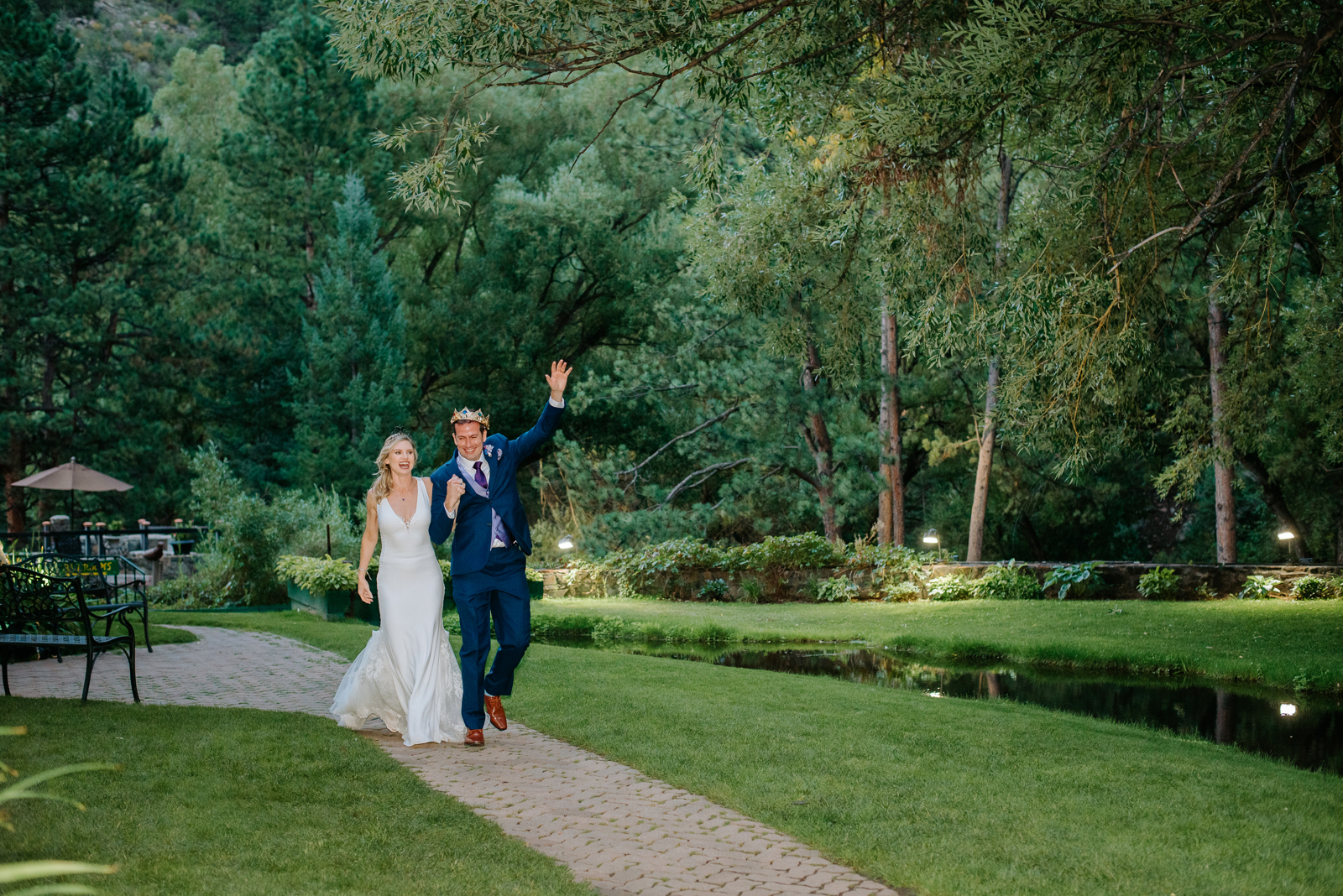 Dunafon Castle wedding party celebration