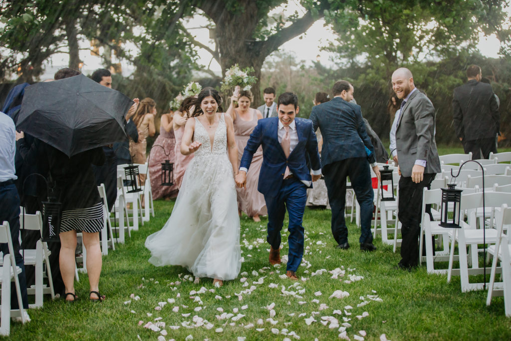 From the Hip Photo captures wedding photos at Lionsgate and has some fun in the rain. 
