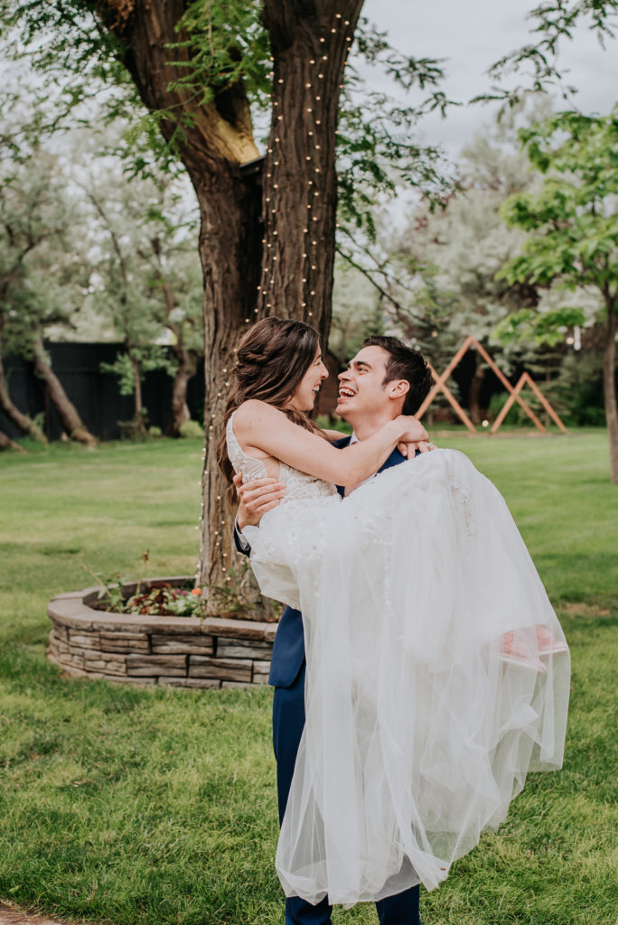 From the Hip Photo captures wedding photos at Lionsgate and has some fun in the rain. 