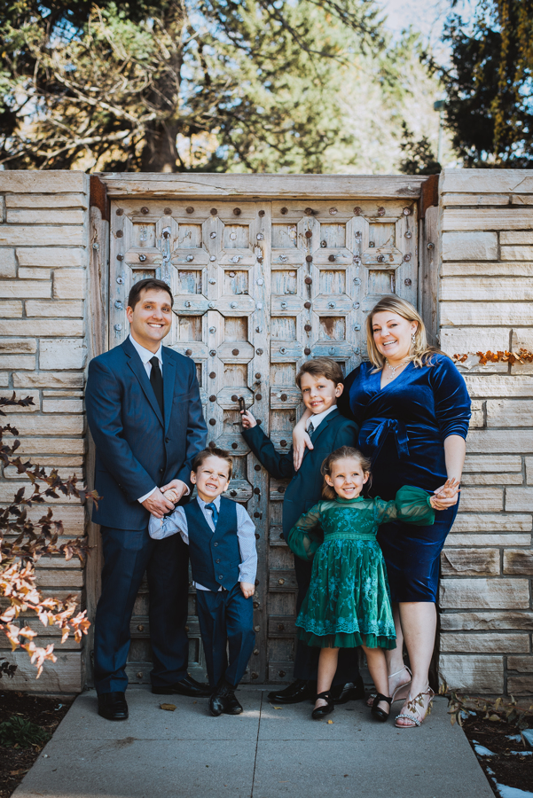 Have professional photos taken of your beautiful family at the Denver Botanic Gardens. 