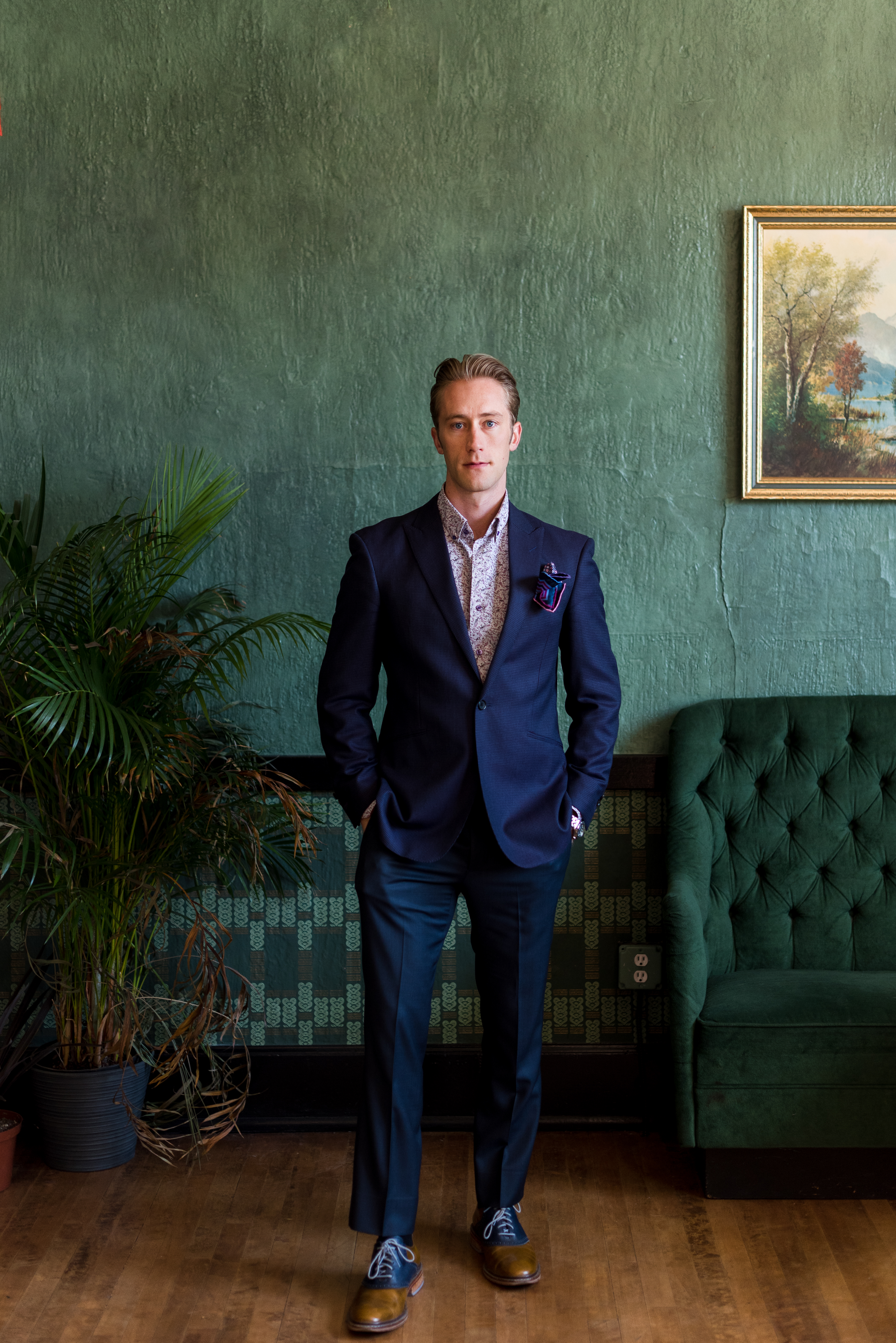 Professional headshot and branding photography session at Denver studio