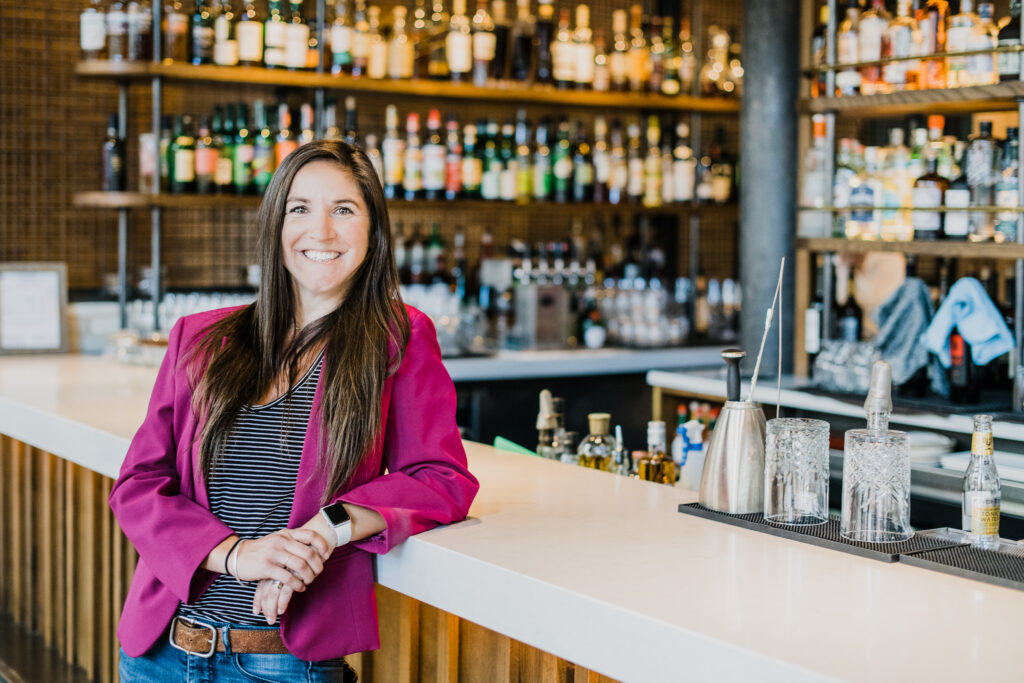 Environmental headshot portrait at Denver urban location