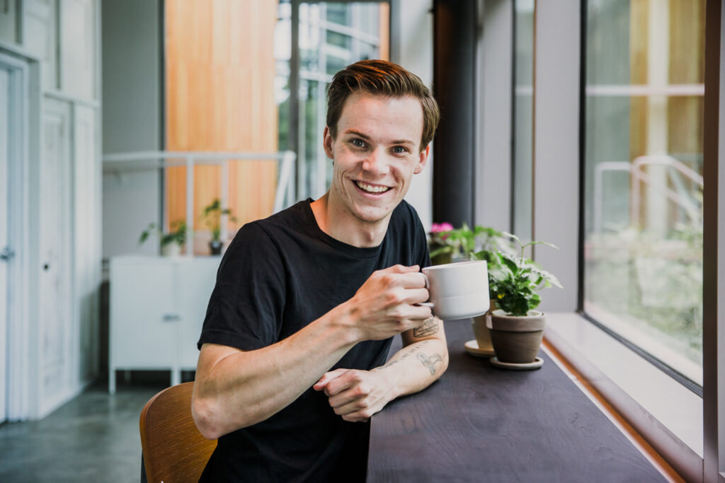 Professional grooming for headshot photography session Denver